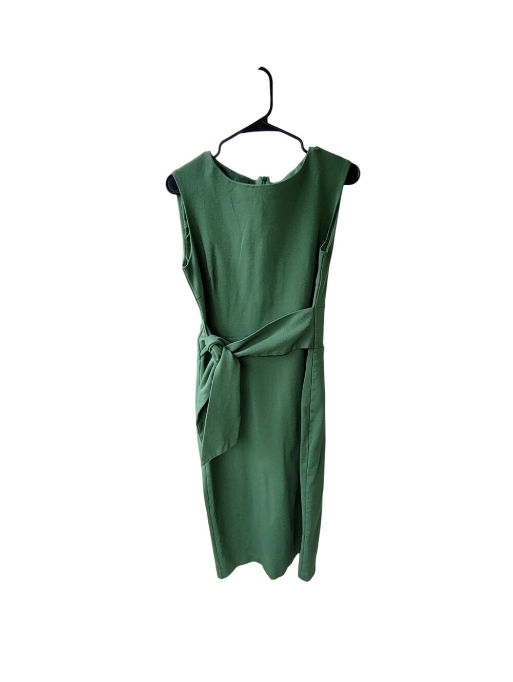 Boden Green Sleeveless Tie-Waist Midi Dress - Picture 2 of 4